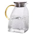 thumbnail image 2 of Glass Pitcher with Lid Cold Water Pitcher Fridge Door Glass Jug Transparent Glass Water Pitcher, 2 of 8