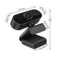 thumbnail image 5 of Webcam with Microphone, Full HD 1080P Webcam Video Camera for Computers PC Laptop Desktop, USB Plug and Play, Conference Study, Meeting, Video Calling, 5 of 5