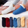 thumbnail image 2 of Floor Socks 1 Pair Nice-looking Floor Socks Comfortable Polyester Thick Soft Unisex V Design Socks for Winter, 2 of 6