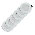 thumbnail image 1 of fastboy 6 Pcs Alliage d'Aluminium Lot de 6 Lumière de Rondelle de RV Lumière de Rondelle de RV Lumière de Plafond Encastrée de RV Fonctionnelle Blanc+blanc Chaud, 1 of 6
