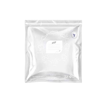 Sacs de Conservation des Aliments sous Vide, Lot de 7 Sacs en Plastique Allant au Congélateur pour la Préparation des Repas, 23x21 cm à 30x28 cm, Transparents