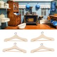 thumbnail image 4 of Dollhouse Coat Hanger, Vivid Decorative Miniature Hanger Toy 4 Pcs  For Child For Miniature Model, 4 of 8