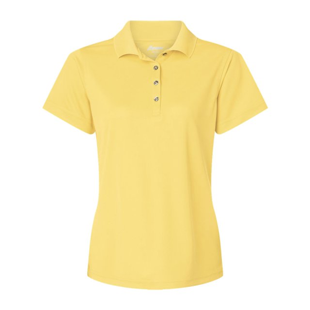 Paragon Womens Saratoga Performance Mini Mesh Polo, 2XL, Butter