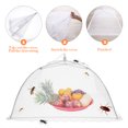thumbnail image 4 of 3pcs Foldable Cuisine Protective Net Dining Table Food Covers Dish Mesh Tents for Home, 4 of 9