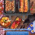 thumbnail image 3 of PCS Non-Stick 8 Inch Air Fryer Accessories Set Cake Baking Barrel Pizza Cupcake Pans Skewer Toast Racks Liners Replacement for Ninja Foodi DualZone DZ201/401 Dual Basket Air Fryer, 3 of 8