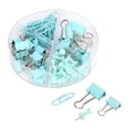 thumbnail image 1 of Office Clips Kit, Office Supplies Paper Clips Beautiful Decoration Rust Proof  For Office For Sketching Light Blue, 1 of 8