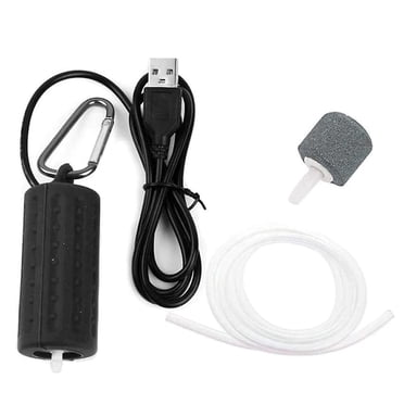 Black-Aquarium Air Pump, Ultra-quiet Aquarium Fish Tank Oxygen Air Pump, High Efficiency, Energy Saving, Plug And Play