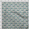 thumbnail image 4 of oneOone Polyester Spandex White Fabric Tropical Leaf Sewing Material Print Fabric By The Yard 56 Inch Wide, 4 of 5