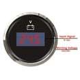 thumbnail image 3 of Black Digital Voltage Meters Voltmeters 12v / 24v Waterproof Volt Meters Suitable For Boat Auto Motor Home Bus ,Universal Compatibility, 3 of 6