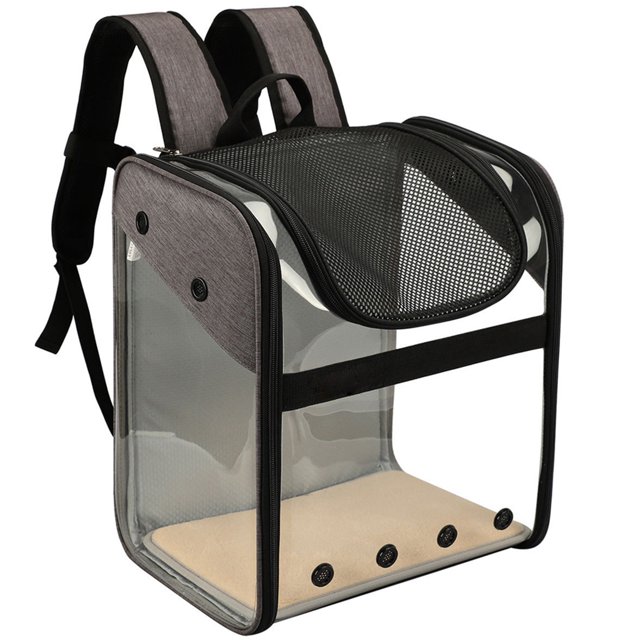 Pet Carrier Breathable Foldable Portable Clear Pet Backpack Cat Carrier Bag