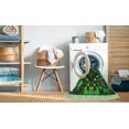 thumbnail image 2 of Ahgly Tapis Rectangulaire Lavable en Machine Intérieur Transitionnel Vert Forêt Foncé, 7 Pieds x 9 Pieds, 2 of 7
