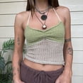 thumbnail image 3 of Cameland Camisoles Décontractées pour Femmes, Printemps Été, Couleur Unie Douce, Col Rond, 3 of 8