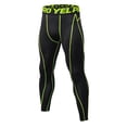 thumbnail image 1 of Mens Four Seasons Simple Exercise Tight Fitness Running Stretch Basketball Base Training Compression Pants Fitness Pants Pants, 1 of 5