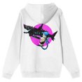 thumbnail image 2 of League of Legends Arcane Jinx Shark Gun Chandail à Capuchon Blanc, 2 of 3