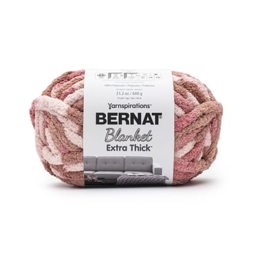 Bernat® Fil Extra Épais™ pour Couverture, Polyester #7 Jumbo, 21,2 Oz/600 G, 72 Verges