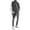 Grey, variant on Pitauce Mens Velour Tracksuit Set Color Block 2 Piece Full Zip Jacket & Pants Activewear Casual Sweat Suit