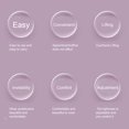 thumbnail image 4 of Neck Lifting Stickers, Invisibled Waterproof Face Neck Lifting Tape Skin Friendly Skin Care Transparent 4pcs Elastic Bands  for Hide Double Chins for Eye, 4 of 8