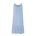 thumbnail image 4 of Robe Maxi pour Femmes Décontractée d'Été Sans Manches à Bretelles Spaghetti, Robe Soleil à Volants à Étages Fluide de Plage Boho Longue, 4 of 6