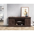 thumbnail image 3 of WAMPAT Farmhouse Sliding Barn Door TV Stand for 65" Flat Screen，59 Inch, 3 of 6
