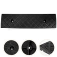 thumbnail image 2 of FNNMNNR Driveway Curb Ramp Rubber Curb Ramp for Sidewalk Low Cars Curb Ramps for Motor Loading Dock Truck Shed Ramps Wheelchair Black Shed Ramp, 2 of 10