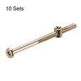 thumbnail image 4 of 10Pcs M6 Bed Bunk Furniture Hex Dowel Bolts with Nuts, 4 of 5