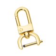 thumbnail image 1 of Detachable Snap Hook Swivel Clasp with Screw Bar Easy Installation Accessories D K gold L, 1 of 8