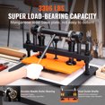 thumbnail image 3 of VEVOR Leather Cutting Machine, 14.2 x 10.2 in Embossing Plate Manual Die Cutter, 0.47 in Pressure Stroke Leather Embossing Machine, Dual Guide Shafts Die Cut Machine for Various of Materials, 3 of 9