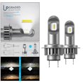 thumbnail image 2 of jinwen 2ps Mini LED Ampoule Phares Conversion Kit Voiture 50W 10000LM 6000k CSP Chips, 2 of 9