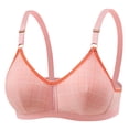 thumbnail image 1 of fheaev Summer Savings Clearance Front Closure Bras For Women Full Coverage Plus Size Bralette Bra Women's Development Period Gathering Breathable Underwear Sports Three Buckle Daily Bra Small Bra, 1 of 4