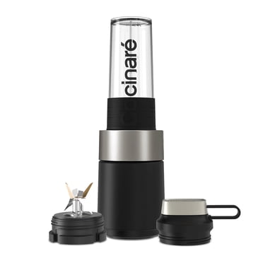 Cocinare Mélangeur à Smoothies Portable 1100 W, Gobelet 16 Oz pour Smoothies, Shakes, Fruits Surgelés, Glace, Noix (Noir)