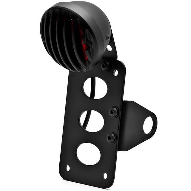 Krator Black Axle Mount Taillight Horizontal Vertical Compatible with Harley Davidson V-Rod Night Street V Rod