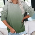 thumbnail image 4 of Meichang Sweat-Shirt pour Femmes Manches Longues Col Rond Ample Pull Mode Gris Léger Pull d'Automne avec Poche, 4 of 6