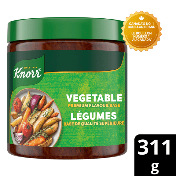 Knorr Premium Vegetable Flavour Bouillon Base Paste – 311g | Versatile & Easy to Use