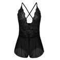 thumbnail image 5 of Liquidation 2025 sous-Vêtements Féminins Mode une Pièce sous-Vêtements Jeu de Rôle sous-Vêtements Liquidation Costumes pour Femmes Carreaux Rouges Lingerie en Dentelle, 5 of 5