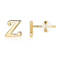 thumbnail image 4 of XZNGL Gold 26 Alphabet Stud Earrings With Gold Plated Finish Womens Earrings, 4 of 9