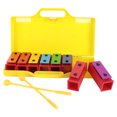 thumbnail image 4 of Spptty Glockenspiel,8 Note Xylophone Professional Percussion Instruments For Children With 2 Drumsticks 1 Yellow Box, 4 of 8