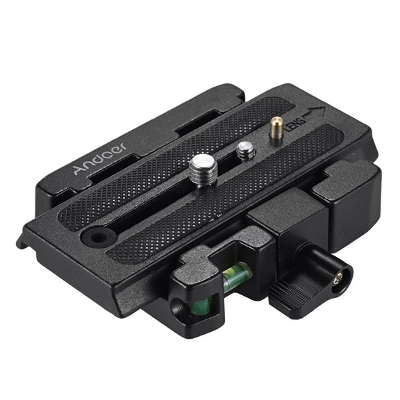 Andoer Video Camera Tripod Quick Release Clamp Adapter with Quick