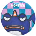 thumbnail image 1 of Touchdog PB103 Cartoon Crabby Tooth Monster Rounded Cat & Dog Mat - Navy Monster - One Size, 1 of 3