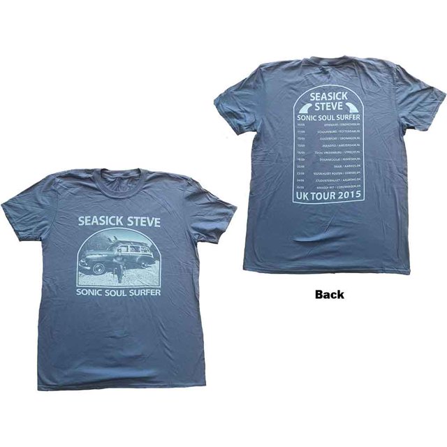 Seasick Steve Unisex T-Shirt Sonic Soul Surfer (Back Print)