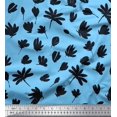 thumbnail image 1 of Soimoi Velvet Fabric Wildflower Floral Print Fabric by Yard 58 Inch Wide, 1 of 3