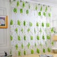 thumbnail image 1 of Fridja 1 PCS Vines Leaves Tulle Door Window Curtain Drape Panel Sheer Scarf Valances, 1 of 3