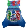 thumbnail image 1 of PJ Masks It's Hero Time Kids Bedding Sheet Twin Sheet Set with Comforter 4 Piece - [Blue], 1 of 2