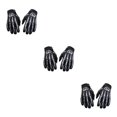 thumbnail image 1 of Decodeary Lightweight And Shockproof Skeleton Riding Gloves For Autumn Winter Breathable And Comfortable Durable Waterproof white S 3Set, 1 of 6