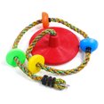 thumbnail image 3 of Balançoire Rotative Anti-Abrasion Portable Arc-en-Ciel avec Corde d'Escalade pour Adulte, 3 of 8