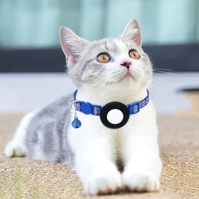 CEHVOM Collar With Bell Reflective Collar Address Pendant With Film Clearance