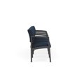thumbnail image 4 of Lenox Steel Reception Waiting Room 4 Seats Chair / Charcoal Steel / Blue, 4 of 5