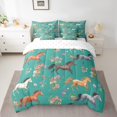 thumbnail image 2 of YST Horse Comforter Set, 7-Piece Farmhouse Western Animals Bedding Ensemble, King, 2 of 5