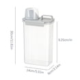 thumbnail image 2 of Dvkptbk Storage Tank Household Plastic Transparent Large Sealed Cans Rice Grains and Miscellaneous Grains Storage Boxes Kitchen Food Storage Tanks Kitchen Gadgets, 2 of 2