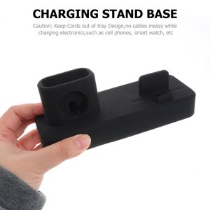 GOOHOCHY 1Set Cell Phone Stand Black For Dining .5 x 6 x 5.6 in