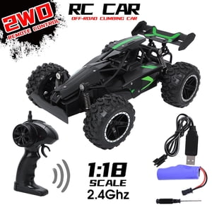 Remote Control Car Toy Rc Car Toy 1/18 Rc Car Toy Children Car Toy 1/18 2.4G Remote Control Car Toy USB Charging Children RC Car Toy G03063RGreen